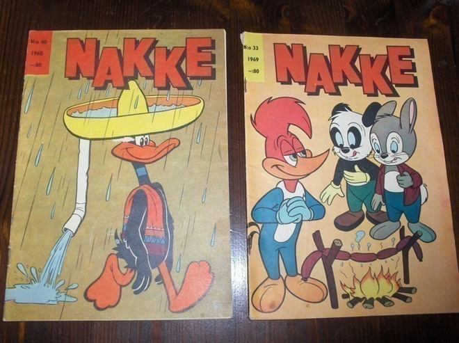2x Nakke Nakuttaja VUODELTA 1968 ja 1969