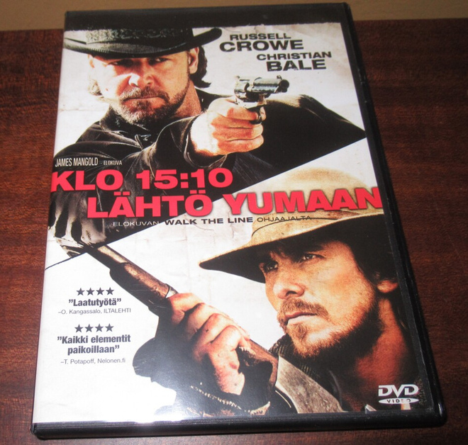 Klo 15:10 Lähtö Yumaan dvd-elokuva