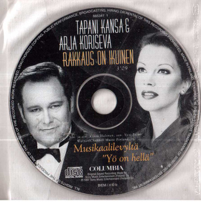 CDS TAPANI KANSA & ARJA KORISEVA RAKKAUS ON IKUINEN