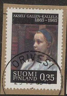 1965 Gallen-Kallela 35p Orivesi-66 loisto