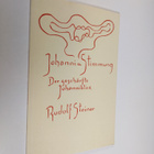 Rudolf Steiner : Johanni-Stimmung Der geschärfte Johannib... - pikkukuva 1