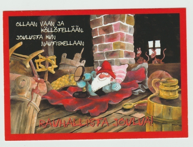 Mauri Kunnas :  Tonttu loikoilee
