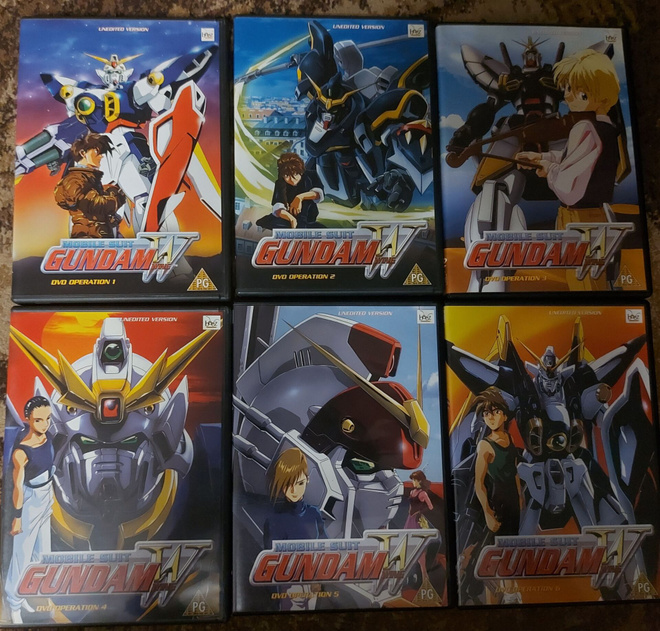 Mobile suit Gundam Wing DVD operation 1-6