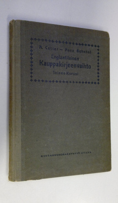 Arthur Cotter : Englantilainen kauppakirjeenvaihto : toin...