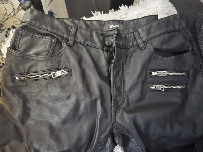 Just Cavalli nahkahousut, uudet, koko 52