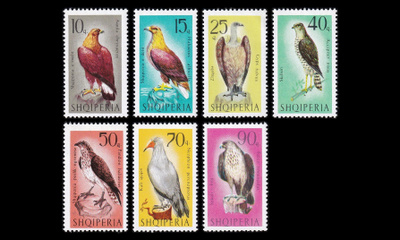 Albania 1124-30 ** Petolinnut (1966)