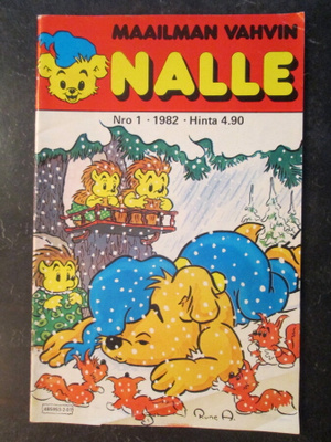 MAAILMAN VAHVIN NALLE 1 / 1982 SARJAKUVALEHTI BAMSE