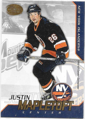 2002-03 Pacific Calder #82 Justin Mapletoft NY Islanders