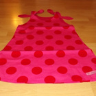 Herkullinen Polka Dot kesämekko 122/128cm, käsityötä! - pikkukuva 3