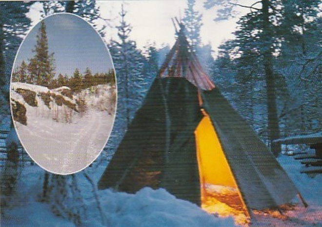 Postikortti, KOTA, talvimaisema