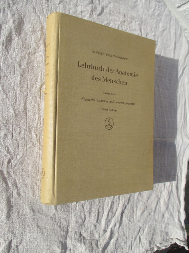 ALFRED BENNINGHOF - lehrbuch der anatomie des menschen