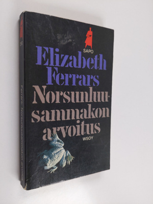 Elizabeth Ferrars : Norsunluusammakon arvoitus