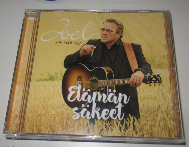 Joel Hallikainen Elämän säkeet cd nimmarilla, signeeraus
