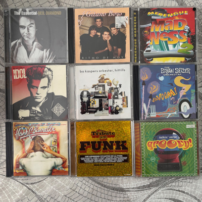 Cd levy paketti, käyttämättömiä