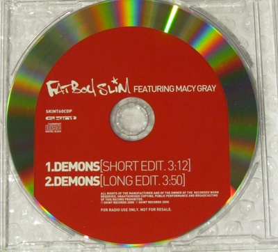 Fatboy Slim • Demons PROMO CD-Single
