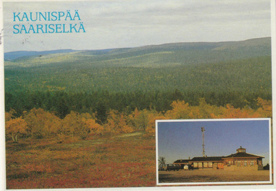 Postikortti, KAUNISPÄÄ, SAARISELKÄ, Erikoisleima.
