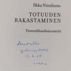 Ilkka Niiniluoto : Totuuden rakastaminen : tieteenfilosof... - pikkukuva 3