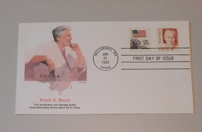 USA FDC Pearl S. Buck 1983