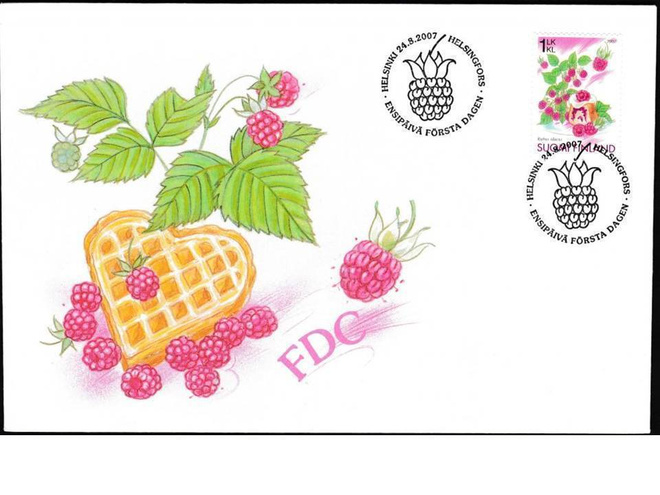 kortti ** FDC Marja - erilaisia ensipäiväkuoria