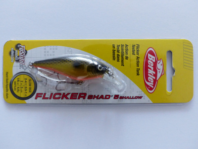 BERKLEY FLICKER shad 5cm, 4,4g shallow Väri: Fool´s Gold