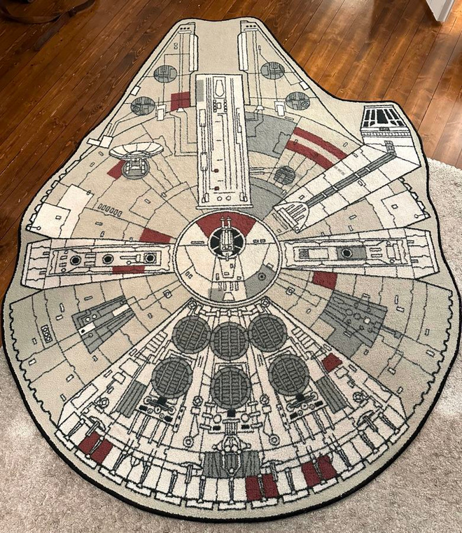 Star Wars Millennium Falcon matto