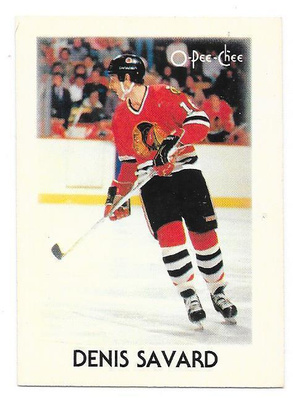 1987-88 OPC Minis #39 Denis Savard Chicago Blackhawks