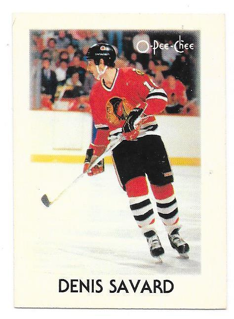 1987-88 OPC Minis #39 Denis Savard Chicago Blackhawks