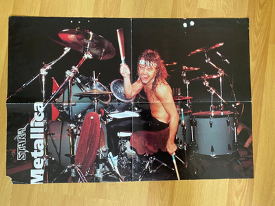 Lars Ulrich Metallica juliste ja Vince Neil juliste