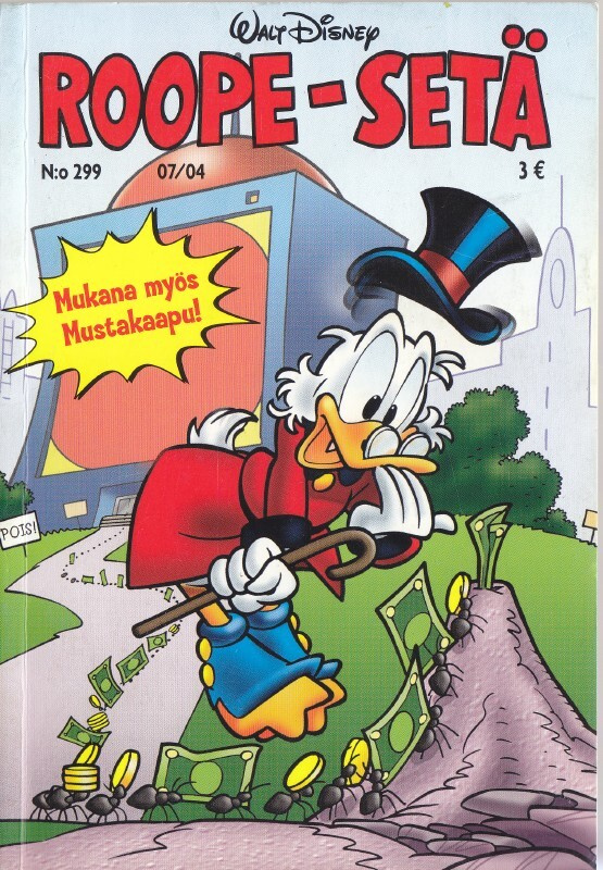 Roope-Setä N:o 299 (7/2004) mukana Mustakaapu