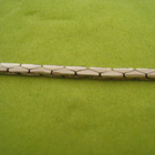 Kaulaketju litistetty metalli 80 cm vintage - pikkukuva 3
