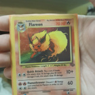 Flareon #3 Jungle Set RARE HOLOGRAPHIC card - pikkukuva 3