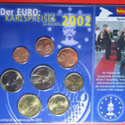 2001 ESPANJA 1c- 2euro Karlspreises BU setti - pikkukuva 3