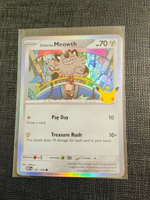 Pokemon 30th - Galarian Meowth
