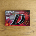 Uusi C-Kasetti TDK D-60EB - pikkukuva 1