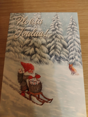 Joulu kortti,kulkematon.