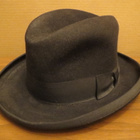 Vintage musta Morreton miesten hattu - pikkukuva 1