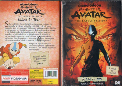 Avatar The Last Airbender Kirja 3 Tuli	(21 059)	UUSI	-FI-	DV