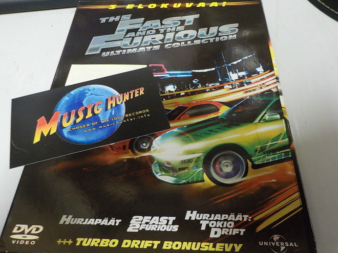 THE FAST AND THE FURIOUS - 3 LEFFAA KOKOELMA BOXI