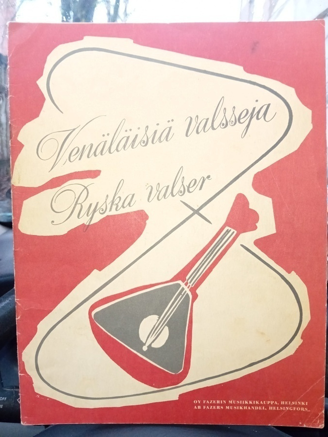 Nuottikirja : Venäläisiä valsseja ( SIS POSTIKULU  )