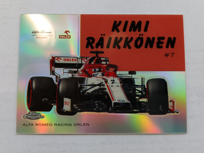 2020 Topps Formula World on wheels Kimi Räikkönen