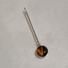 ISO Kotimainen Design Hopea tiikerinsilmä kivi riipus KI 925 - pikkukuva 1