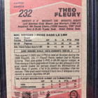 1989-90 O-Pee-Chee #232 Theo Fleury Flames Rookie Card RC - pikkukuva 2