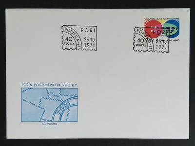 Erikoisleimakuori 23.10.1971 Porifila