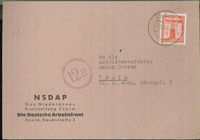 Saksa Dienst 160 kirje
