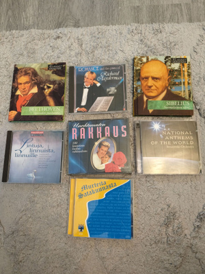 CD sekalainen setti 7 kpl