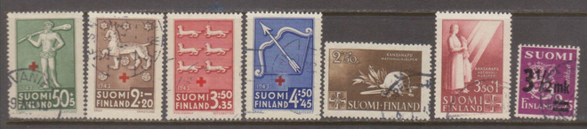 V.1943 Merkit leimattuna