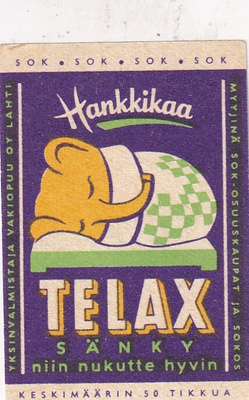 Hankkikaa TELAX sänky,niin nukutte hyvin. s52
