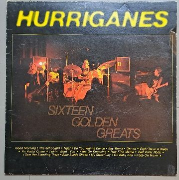 Hurriganes LP Sixteen golden greats 1977  1 Painos