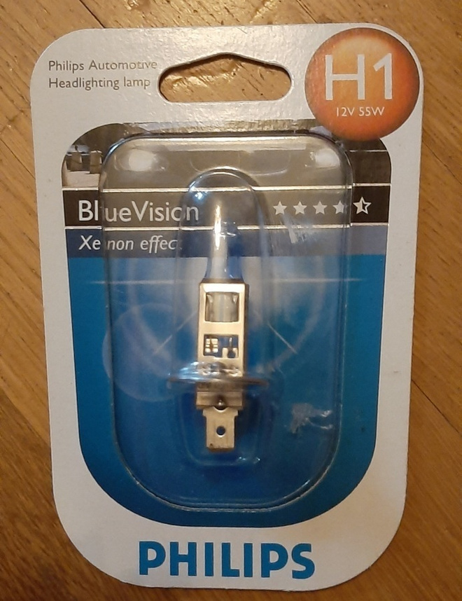 Philips Blue Vision ajovalo polttimo