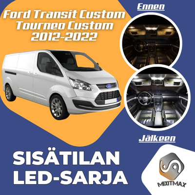 Ford Transit / Tourneo Custom Sisätilan LED-sarja 17-osain